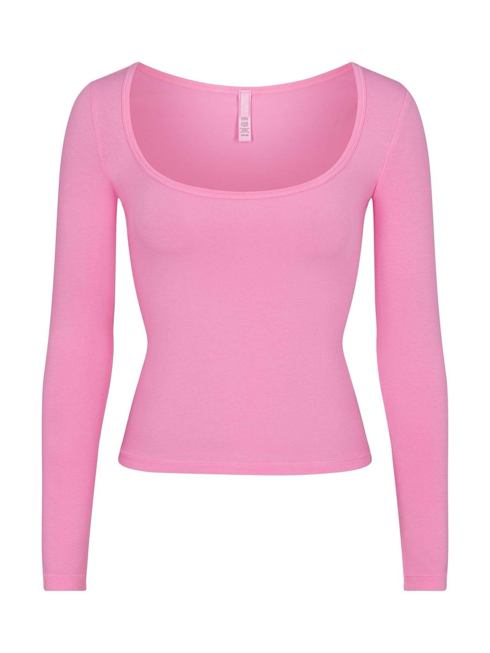 Skims Bubblegum Pink long sleeve